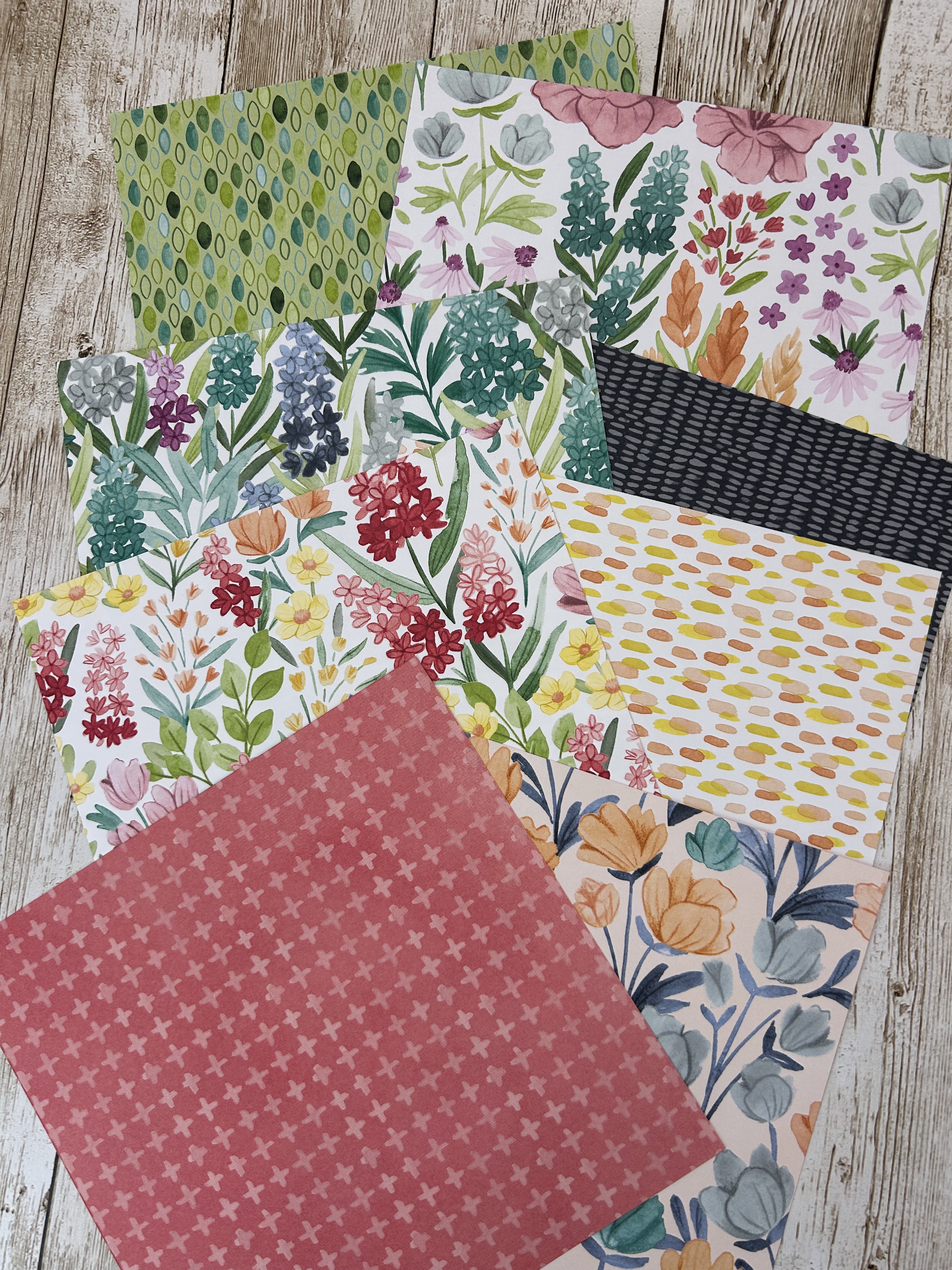 Stampin’ Up Florals In Bloom Designer Series Paper Class – Tarabeth Stamps